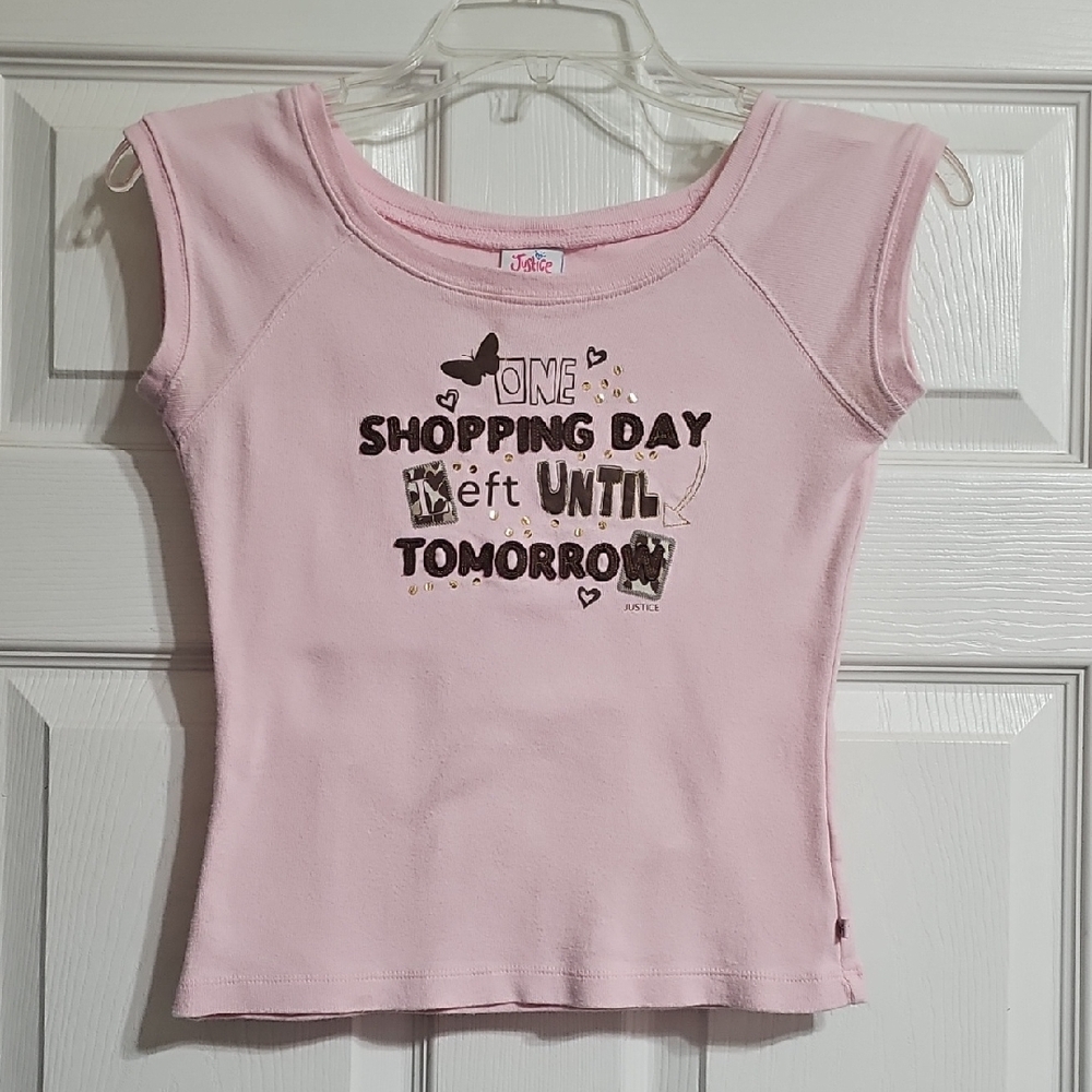 Justice Pink Stylish Tshirt